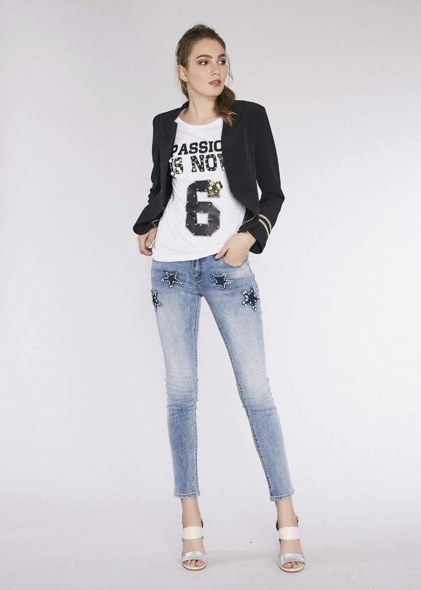 Jeans skinny fit con patch GAUDI' tg.27