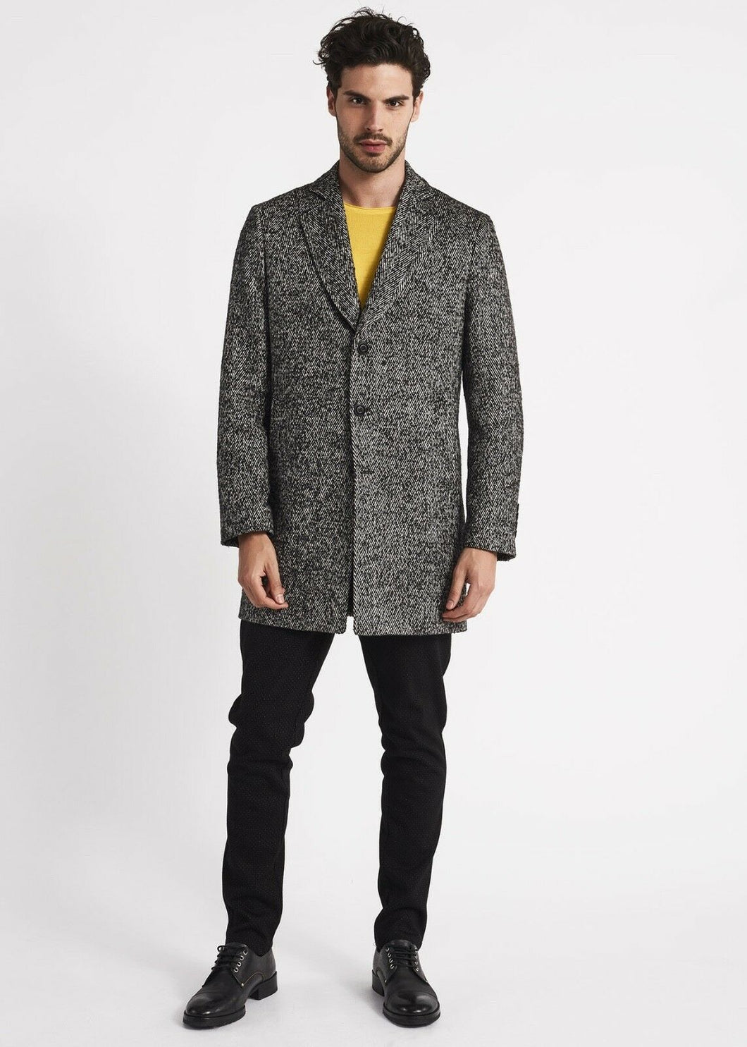 Cappotto monopetto in tweed tg.50 GAUDI'