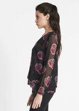 Carica l&#39;immagine nel visualizzatore di Gallery, Blusa camicia in chiffon con scollo a V GAUDI&#39; tg.42
