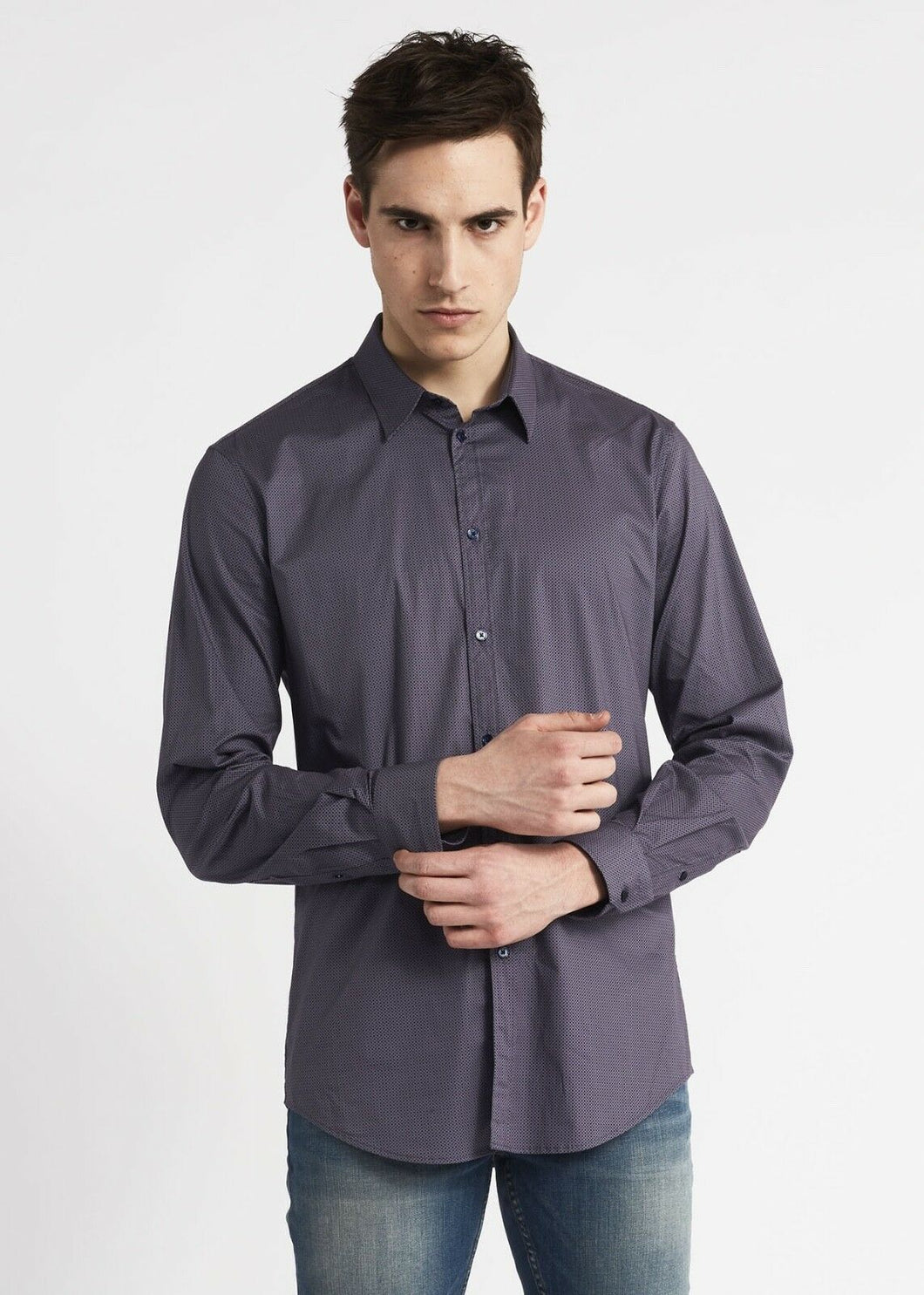 Camicia con micro pattern tg.L GAUDI'