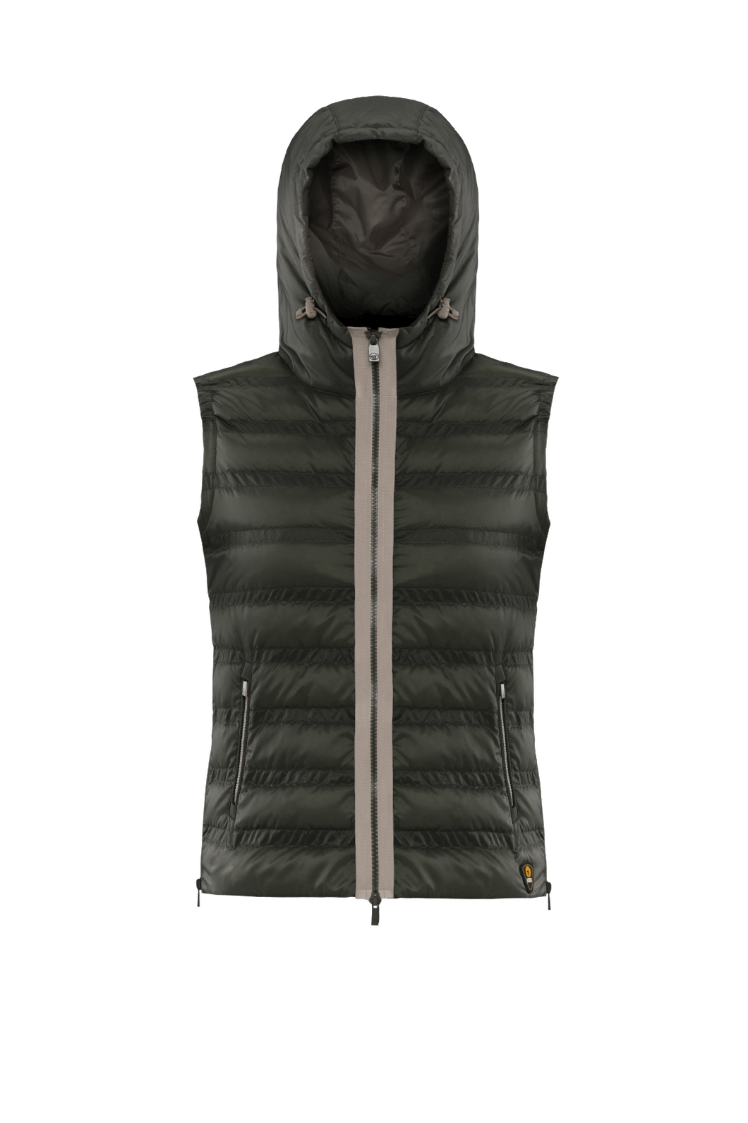 CIESSE PIUMINI Gilet con cappuccio 800 Fill-Power tg.42 mod.Gina