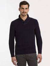 Carica l&#39;immagine nel visualizzatore di Gallery, Maglia maglione Uomo NORTH SAILS mod.Shawl Collar 5gg Navy blue
