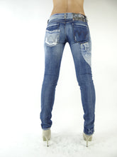 Carica l&#39;immagine nel visualizzatore di Gallery, Jeans Met donna mod.ANGEL PACH/E vestibilità denim blue GIOIELLO
