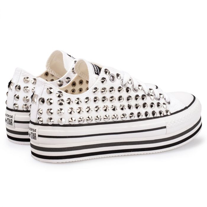 Scarpa Converse Chuck Taylor All Star Platform basse personalizzata para alta