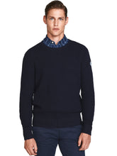 Carica l&#39;immagine nel visualizzatore di Gallery, Maglia maglione uomo NORTH SAILS mod. round neck 3gg col. navy blue
