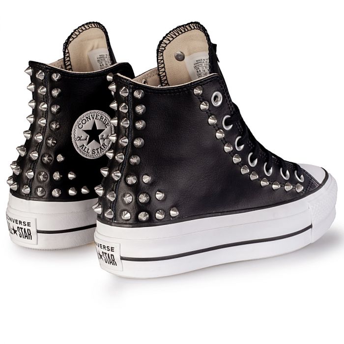 Scarpa CONVERSE Chuck Taylor All Star Platform Pelle High-Top personalizzata